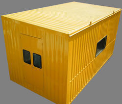 Prefabricated Portable Storage Cabin - Mild Steel | 5000 Kg Capacity, 3mm Wall Thickness, Customizable Color, Wind Resistant