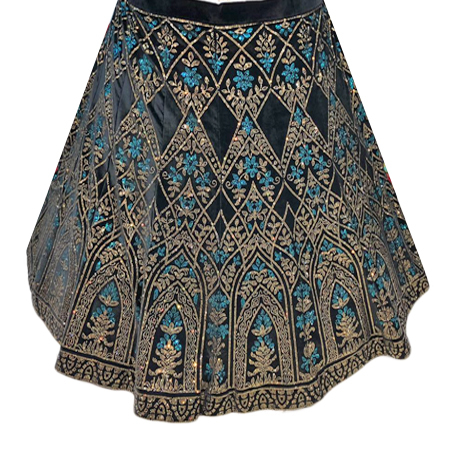 Ladies Fancy  Lehenga Decoration Material: Lace