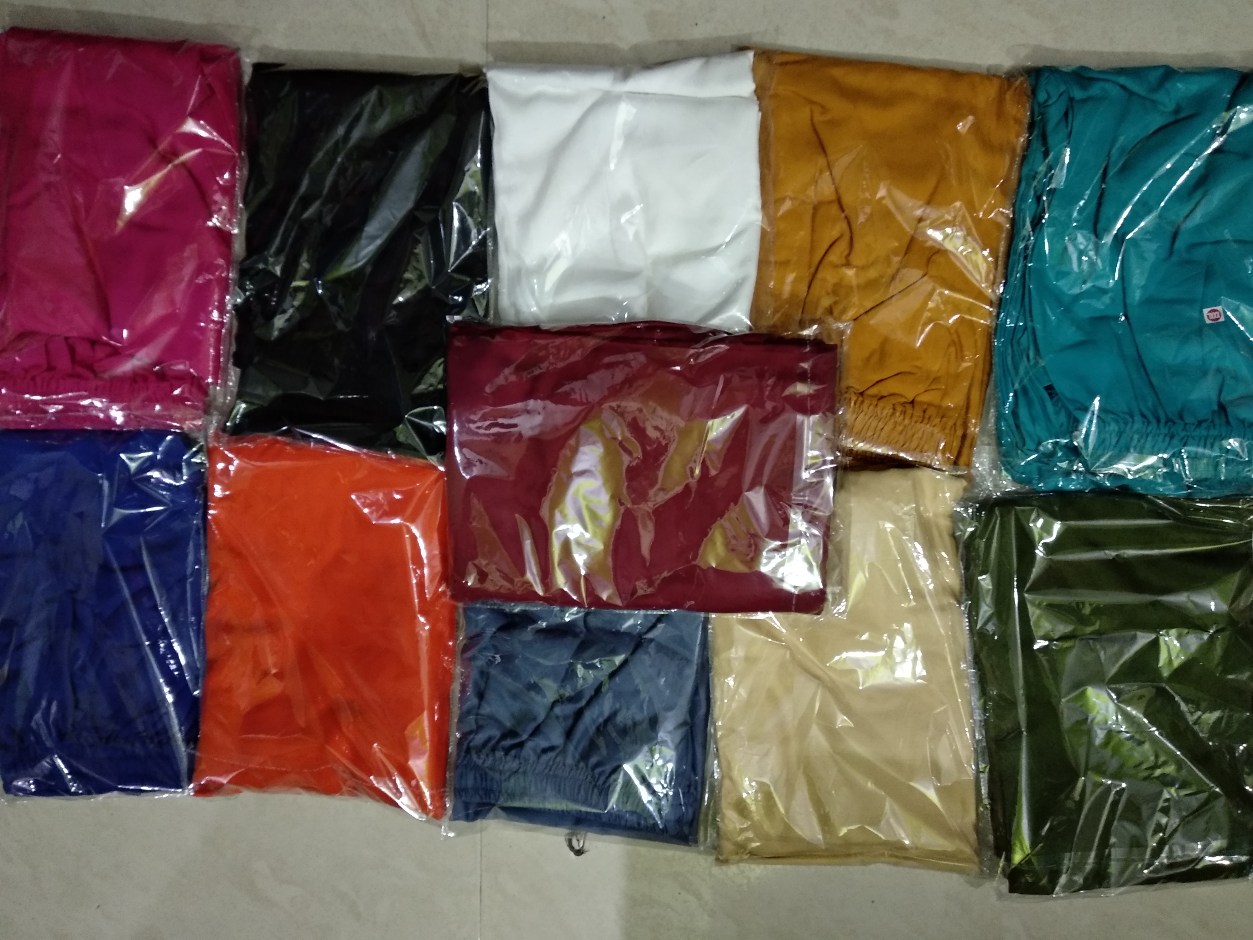 Plain Plazzo - Rayon Fabric, Size Free (28-50"), 40" Length | 20 Colors, Full Sleeves, Formal Dress, All Season, Plain Pattern