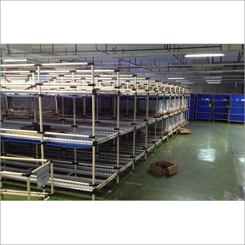 Industrial ABS Pipe Racks - Steel, 4-8 Foot Height, 2-4 Layers, Load Capacity 0-100 Kg | Industrial & Commercial Storage Solution