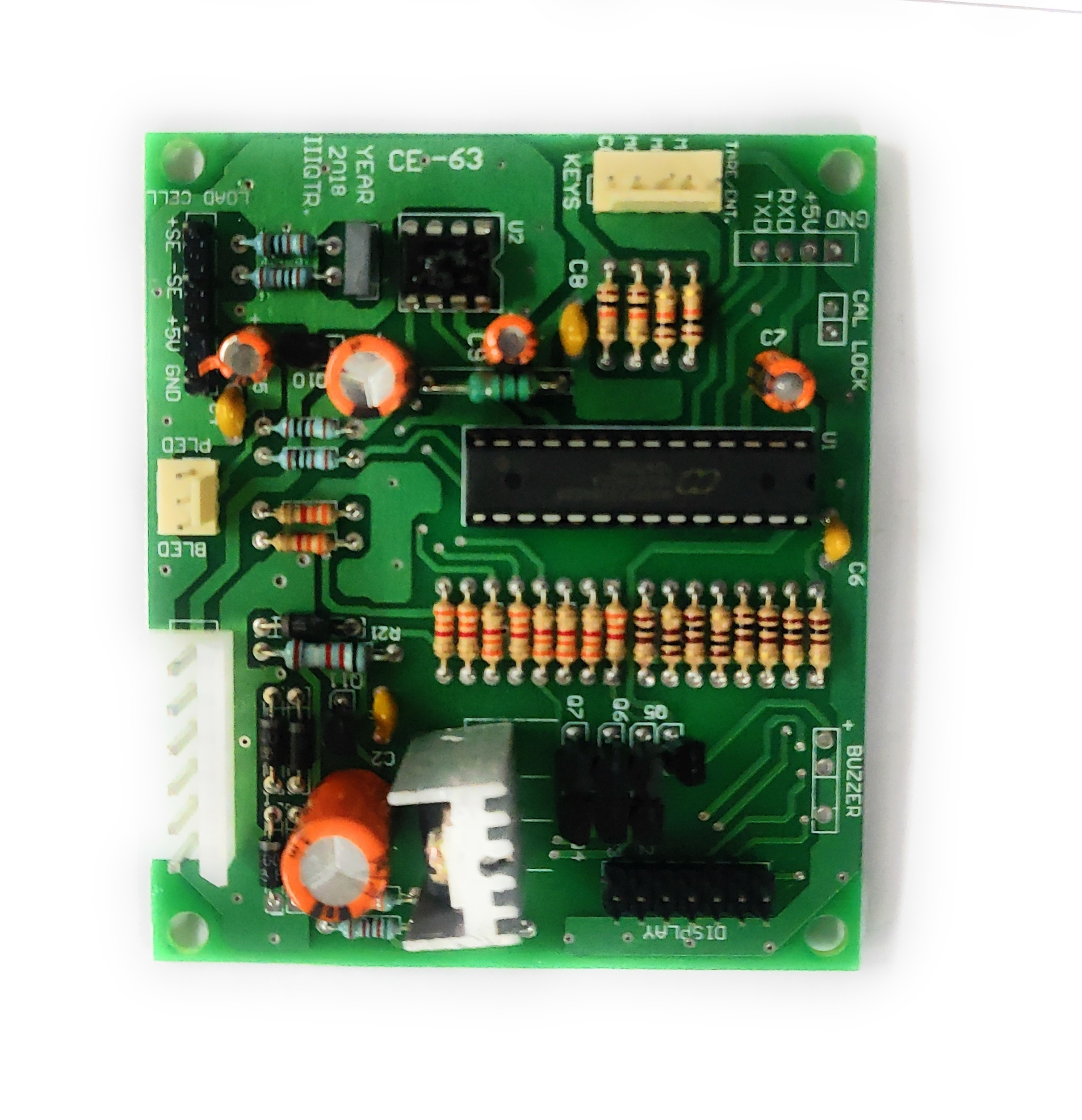 Weighing Pcb - Combined Power Supply & Motherboard, Hx710 Adc, 300k Adc Count, 100 Hours Battery Backup, Moisture Proof, 2-level Charging