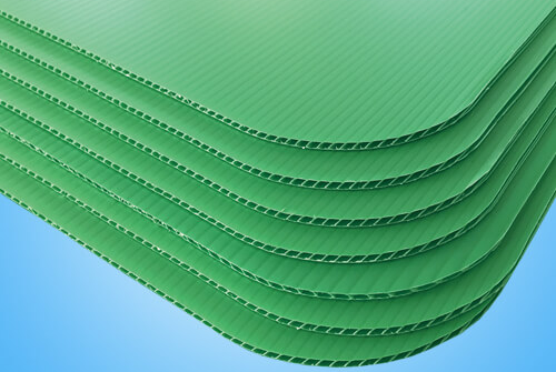 Round Corner Corrugated Plastic Board