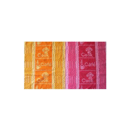 Multi Color Kitchen Towel - 100% Cotton, Square Shape, Multicolor Design | High Absorbent, Easy Washing, Durable & Skin Friendly