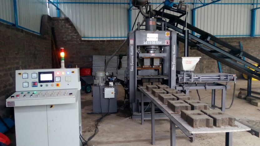 Bew - Fa1064 - Fly Ash Bricks & Pavers Making Machine | 24000 Bricks/shift, Plc Control, Hydraulic Pressure, 31.5 Hp Power Requirement, 600mm Pallet Size