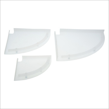 Fancy Marble Designed Acrylic Corner Shelf