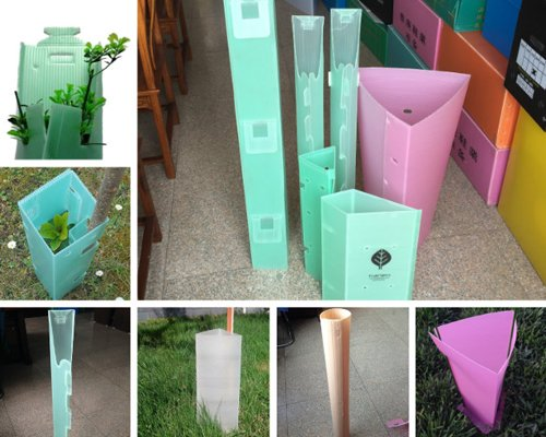 Transparent Tree Protectors Pp Corrugated Sheet
