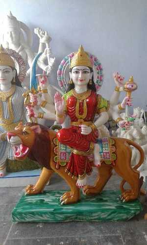 दुर्गा माता संगमरमर मूर्ति
