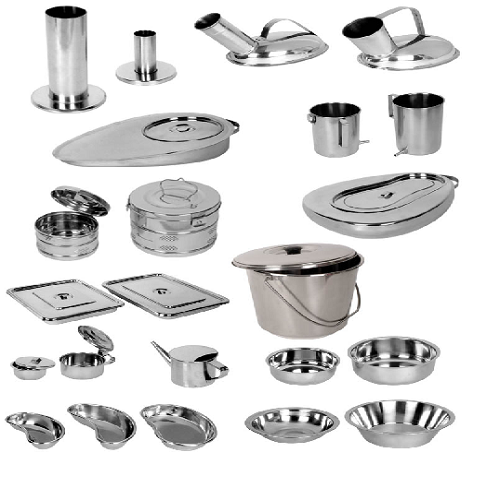 अस्पताल के बर्तन