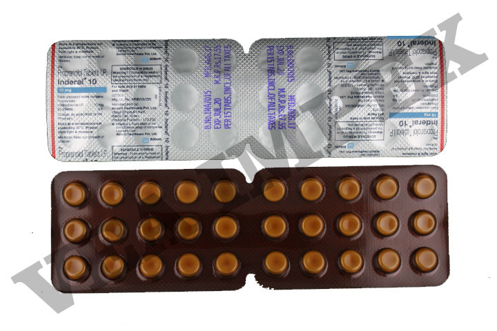 Inderal 10 Mg Tablets General Medicines