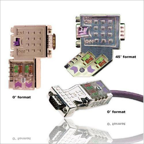 Profibus Connector - Die-Cast Zinc, 0.100 kg Weight | 1-Year Warranty, High Performance for Machinery Use