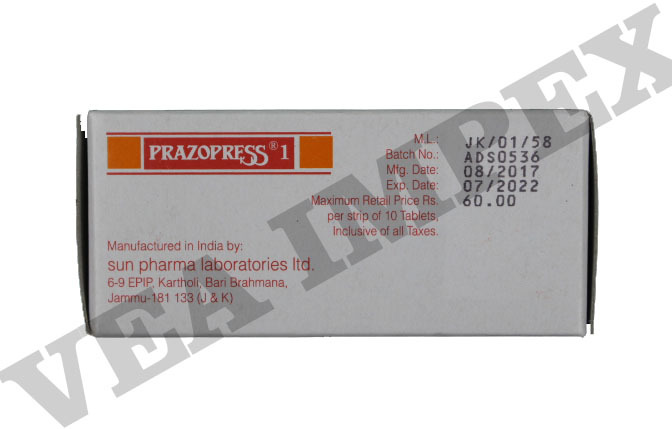 Prazopress Tablets - Drug Type: General Medicines