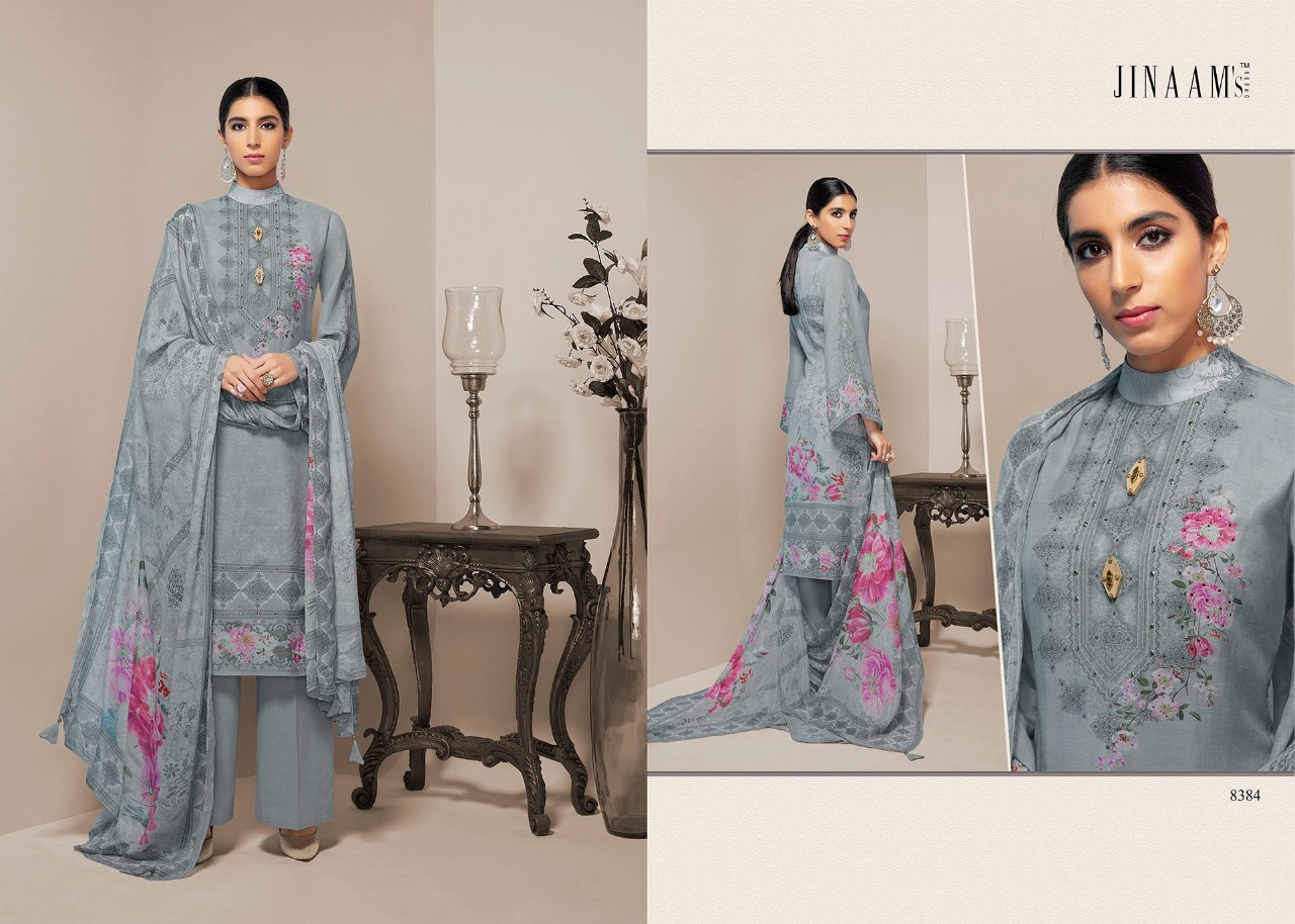 Yellow Jinam Carnation Salwar Suits