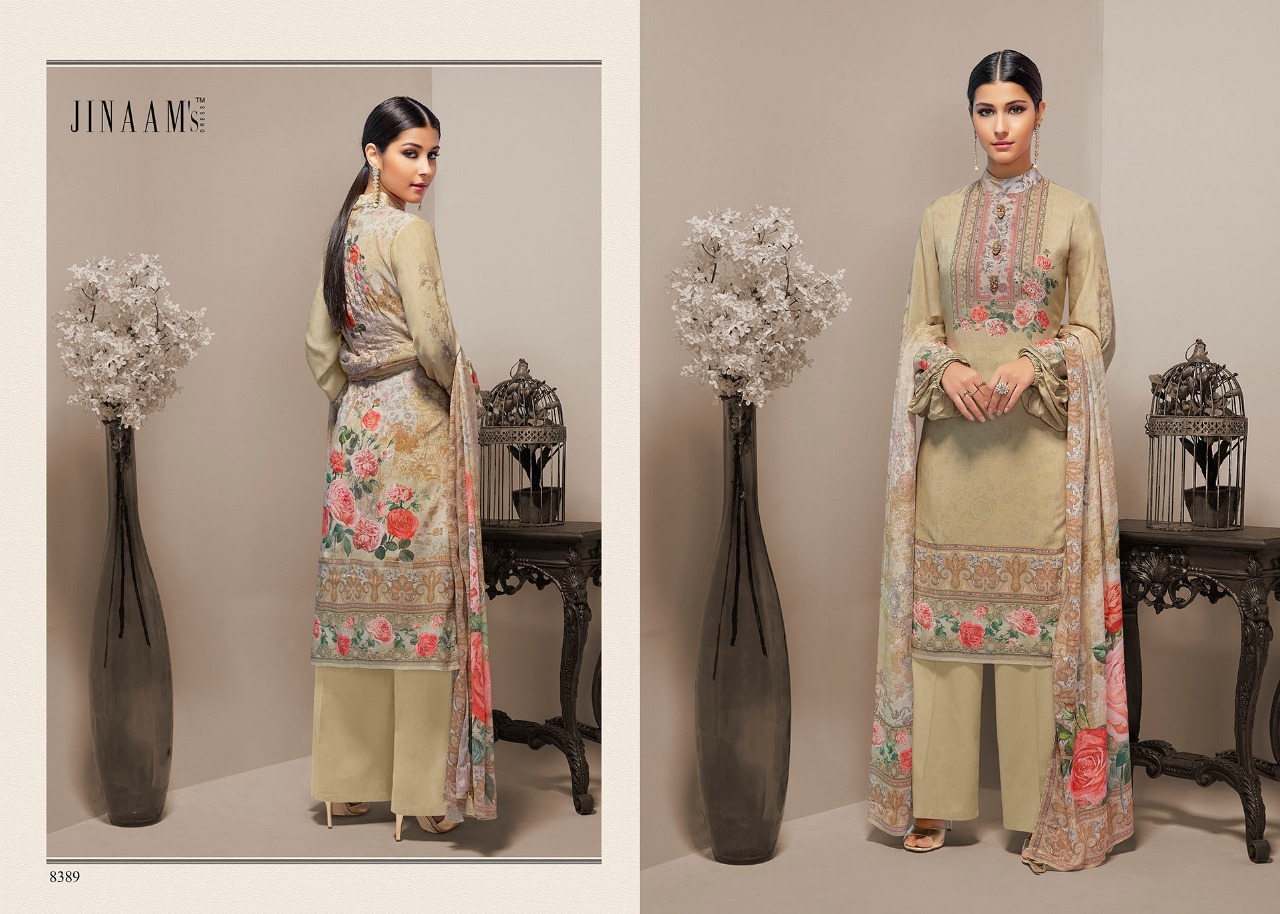 Yellow Jinam Carnation Salwar Suits