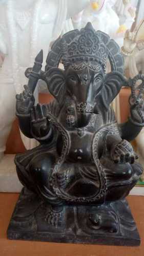 Ganesha Ji Statue - 18 Inch Marble, Elegant Finish with Eye-Catchy Design and Eco-Friendly Features