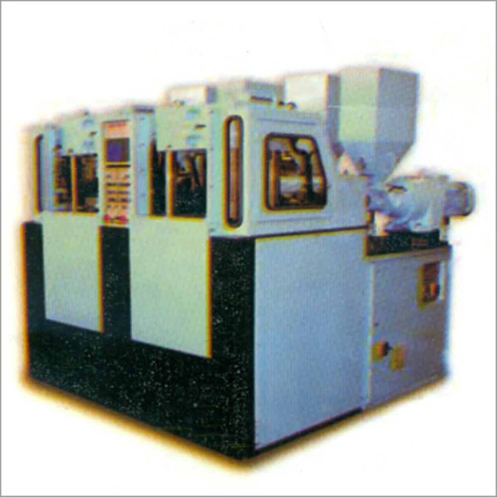 Double Colour Static Machine For Tpr-Pvc - Color: White & Light Blue