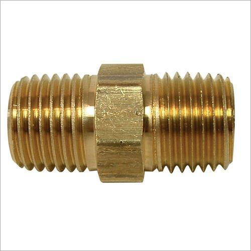Brass Nipple - Female Connection, Any Size, All Colors | Versatile Metal Options with Comprehensive Surface Treatment