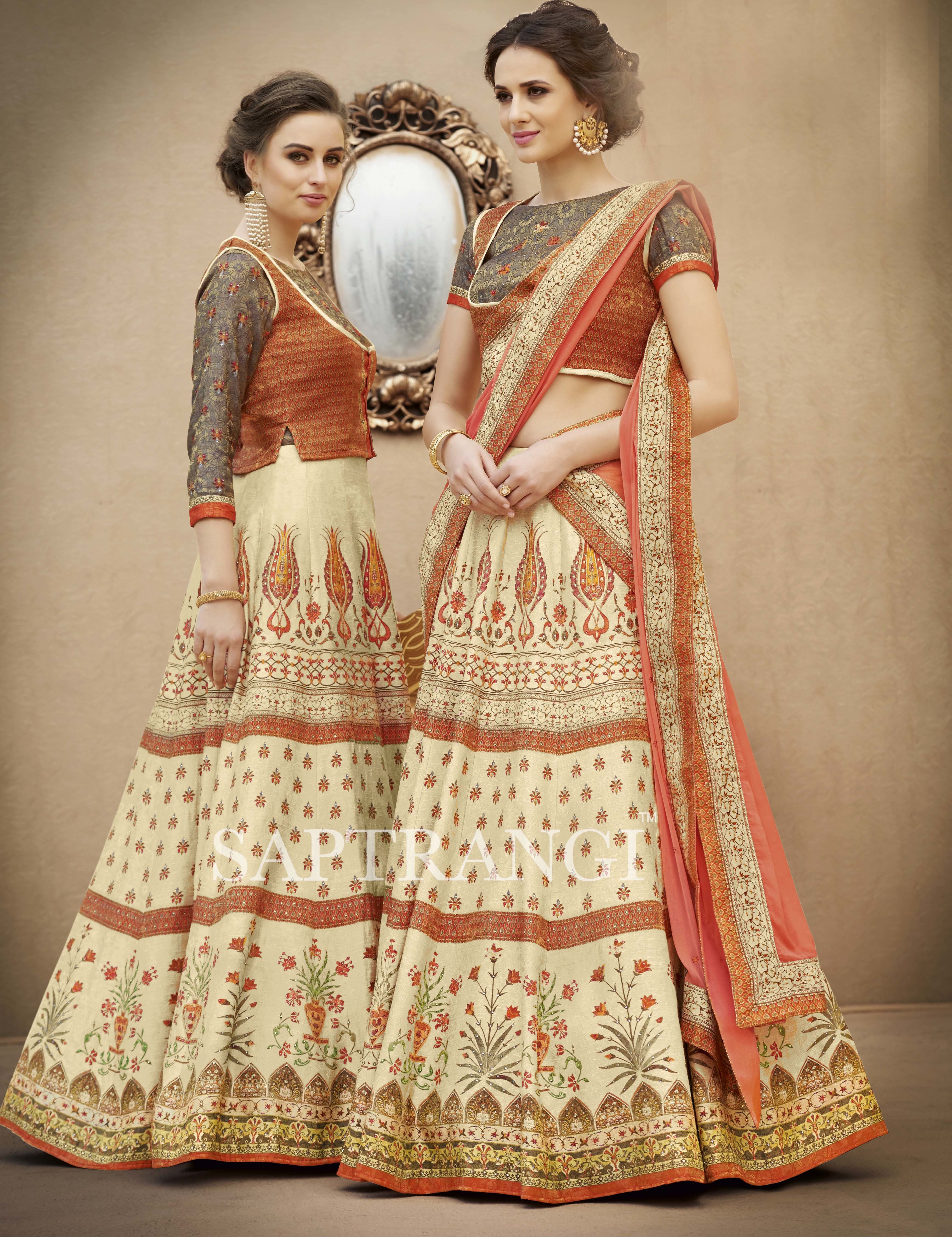 Designer Digital Gown & Lehenga - Color: As Per Image