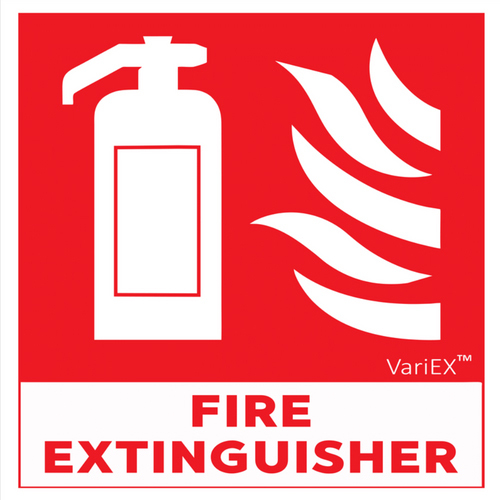 Fire Extinguisher Signage Board