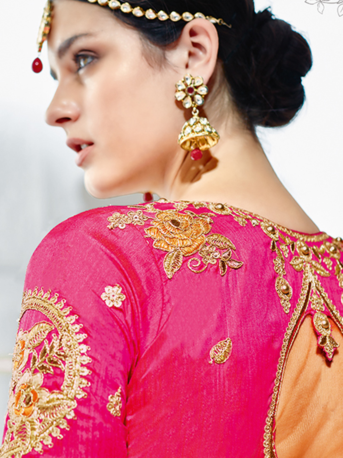Elegant Bridal Lehenga - Velvet/banarasi Semi-stitched Lehenga, Net Dupatta, Hand Embroidery With Tussles, Customized Size & Style