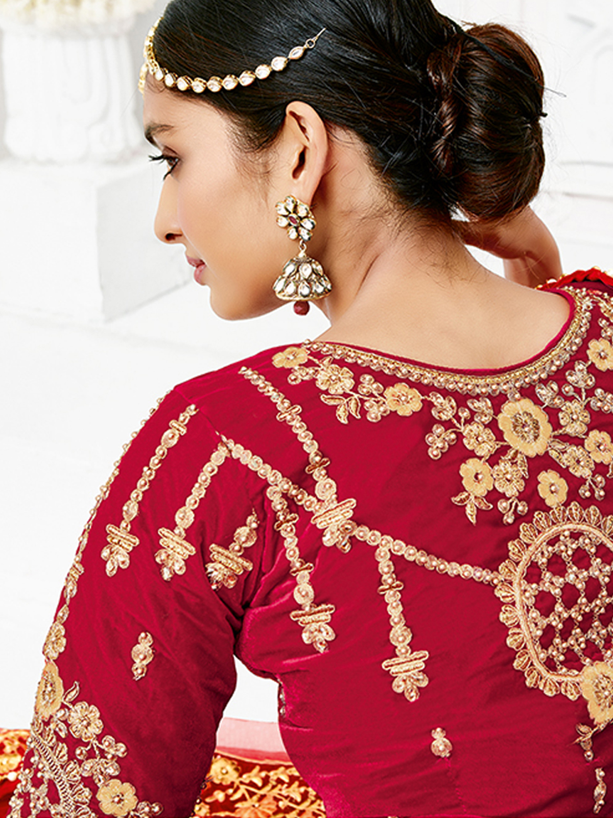 As Per Image Wedding Bridal Lehenga