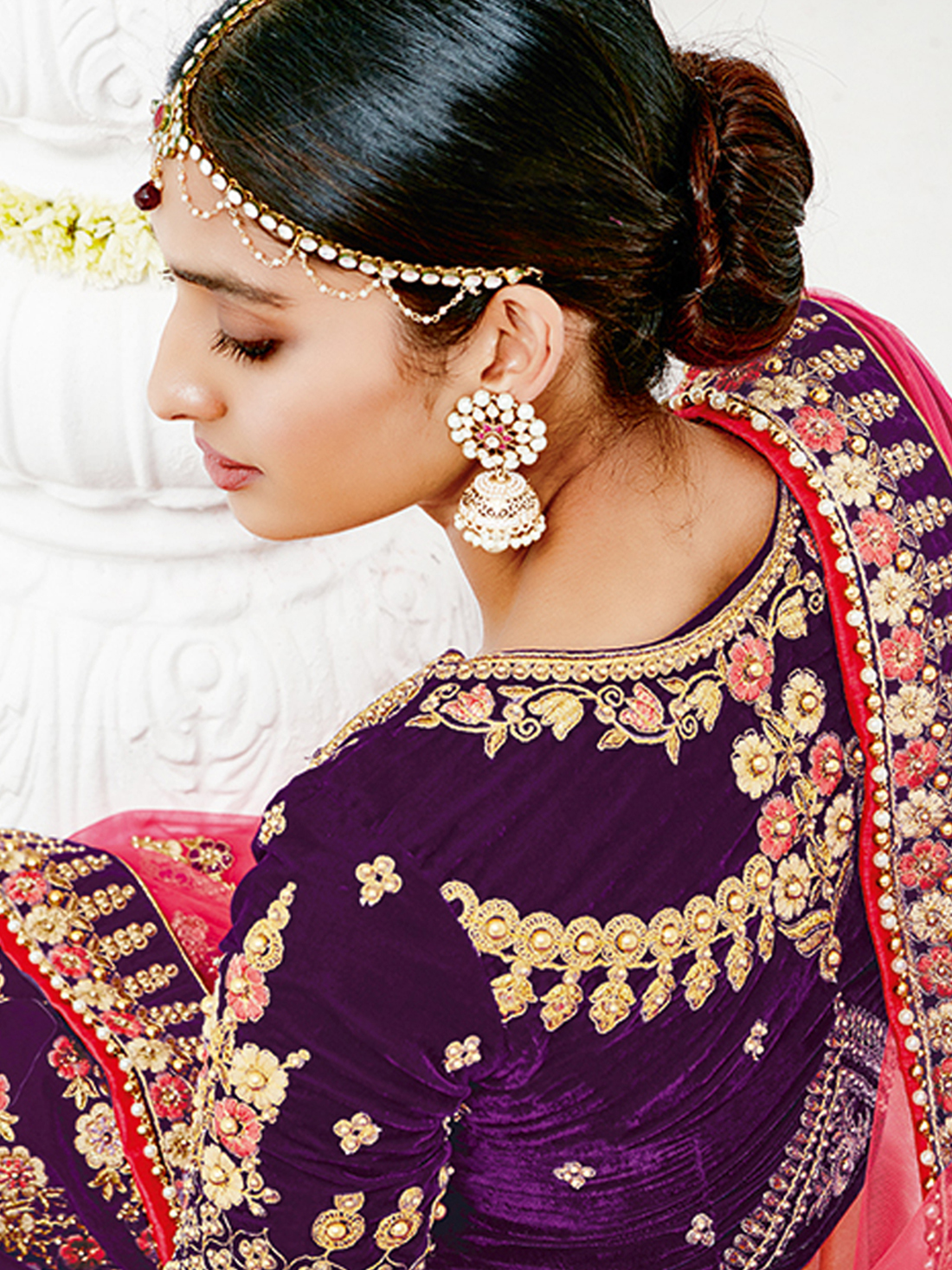 As Per Image Wedding Bridal Lehenga