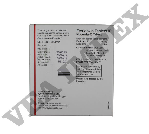 Nucoxia60 Mg Tablets - Drug Type: General Medicines