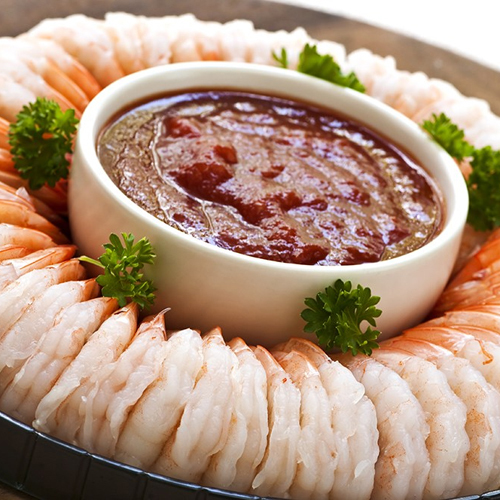 वन्नामेई व्हाइट श्रिम्प रिंग्स एंड वेजेस