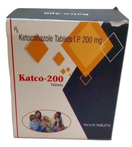 Ketoconazole Tablets - Pet Medicine, 200 mg, Multi Color | Easy Usable, Ideal for Dogs, Fungal and Yeast Infection Support