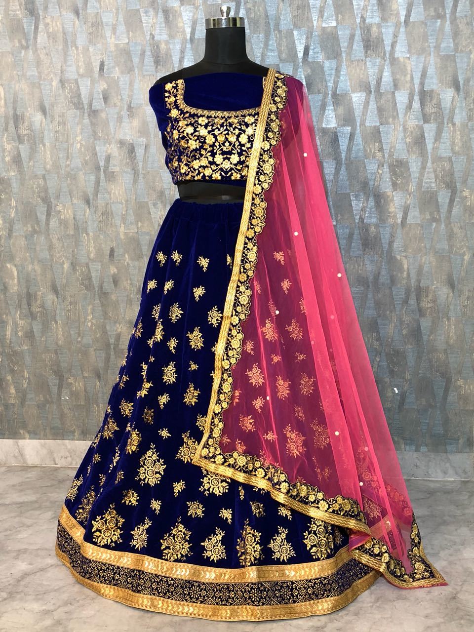 Multiple Designer Embroidered Lehengas Choli