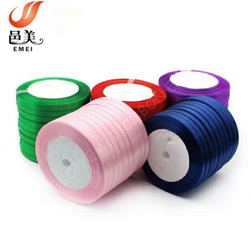 Single Faced Polyester Satin Ribbon
