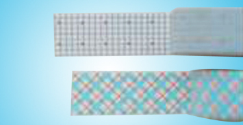 नीला और लाल पॉलिएस्टर होल्डिंग टेप