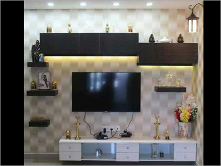 Tv Wall Unit - Premium Wood Craftsmanship, Ample Storage Space, Termite Resistant, Customizable Designs