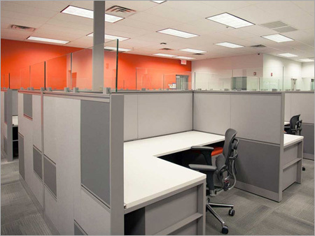 Modular Office Workstation - Laminate & Metal, Variable Dimensions, Grey | Modular Design, Space Saving, Teamwork Boost, Durable Material, Easy Assembly