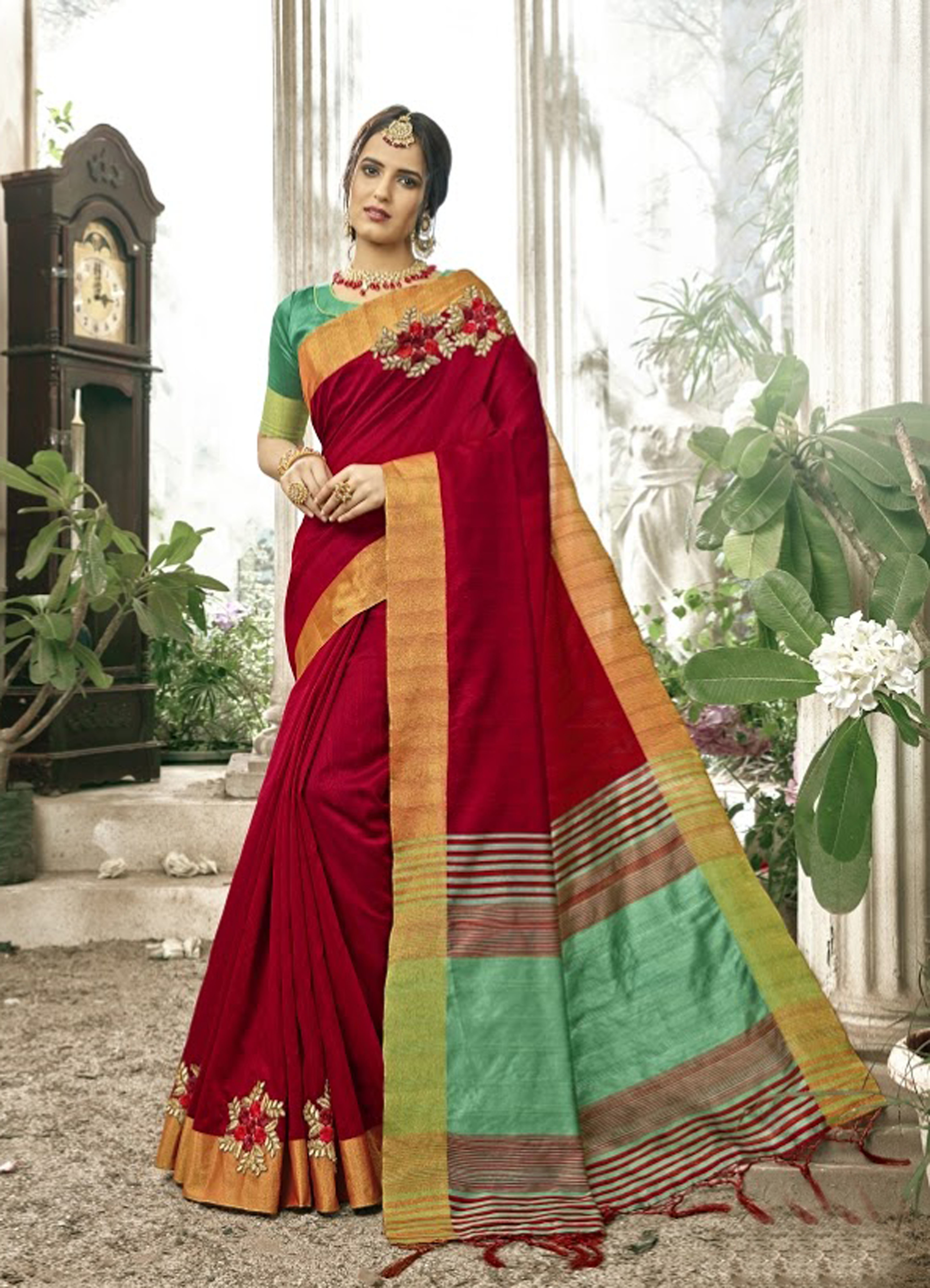 Cotton Silk Saree - Light And Comfortable Fabric, Intricate Embroidery Design, Versatile For Ethnic Wear