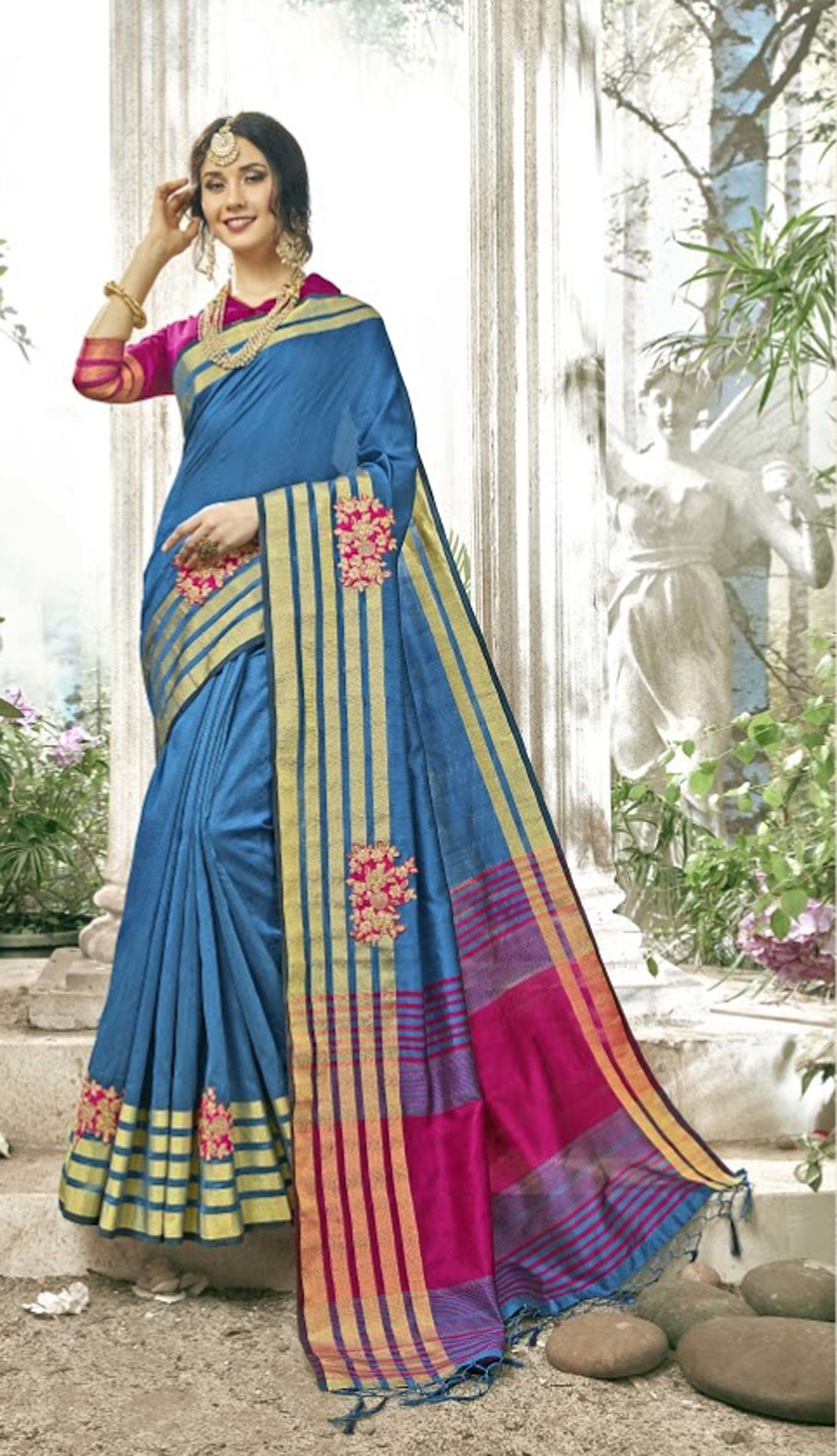 Designer Cotton Saree Age Group: All