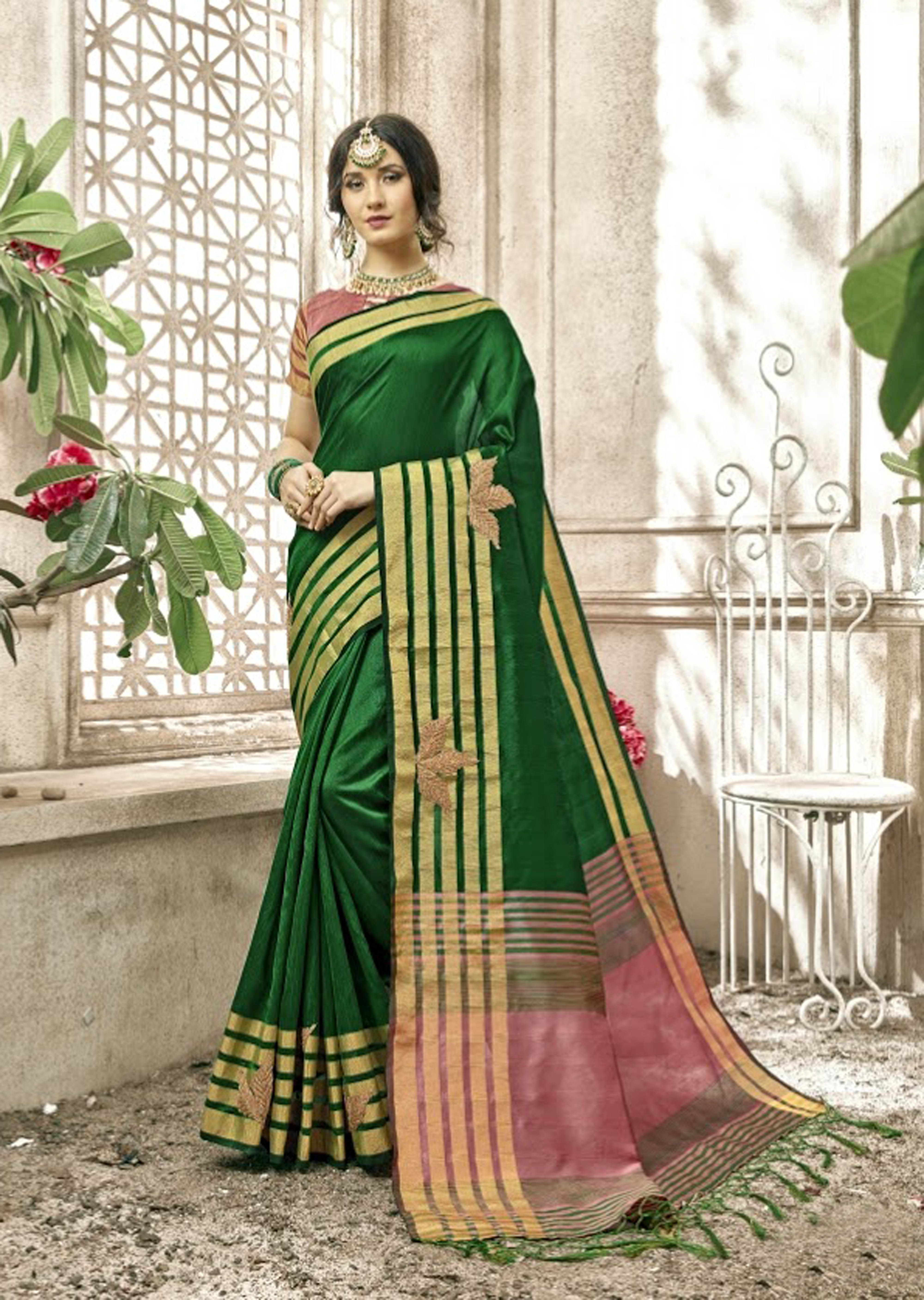 Designer Cotton Saree Age Group: All
