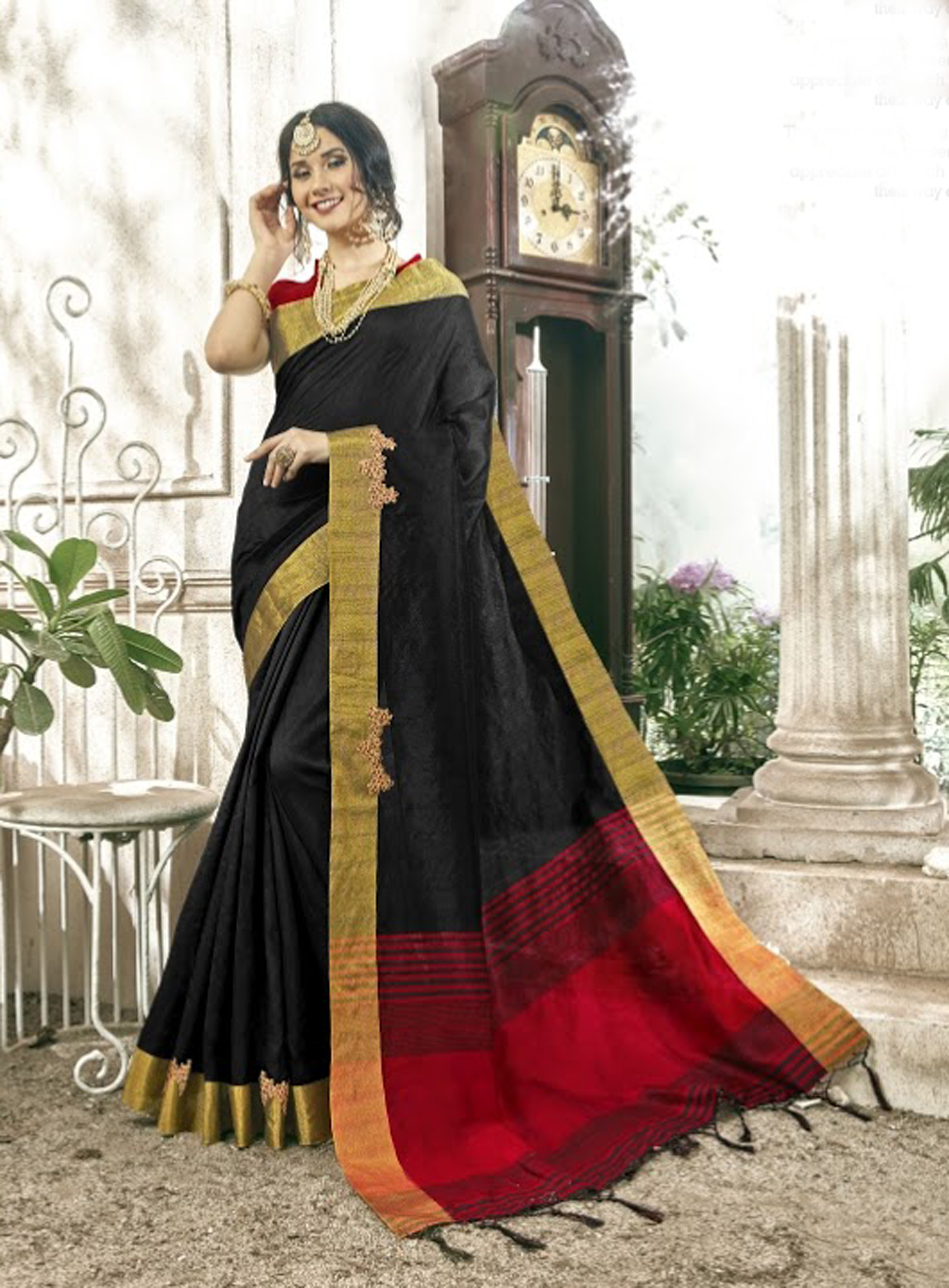 Designer Cotton Saree Age Group: All