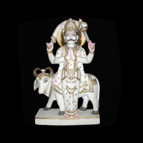 Marble Shani Moorti - Product Type: Sculpture