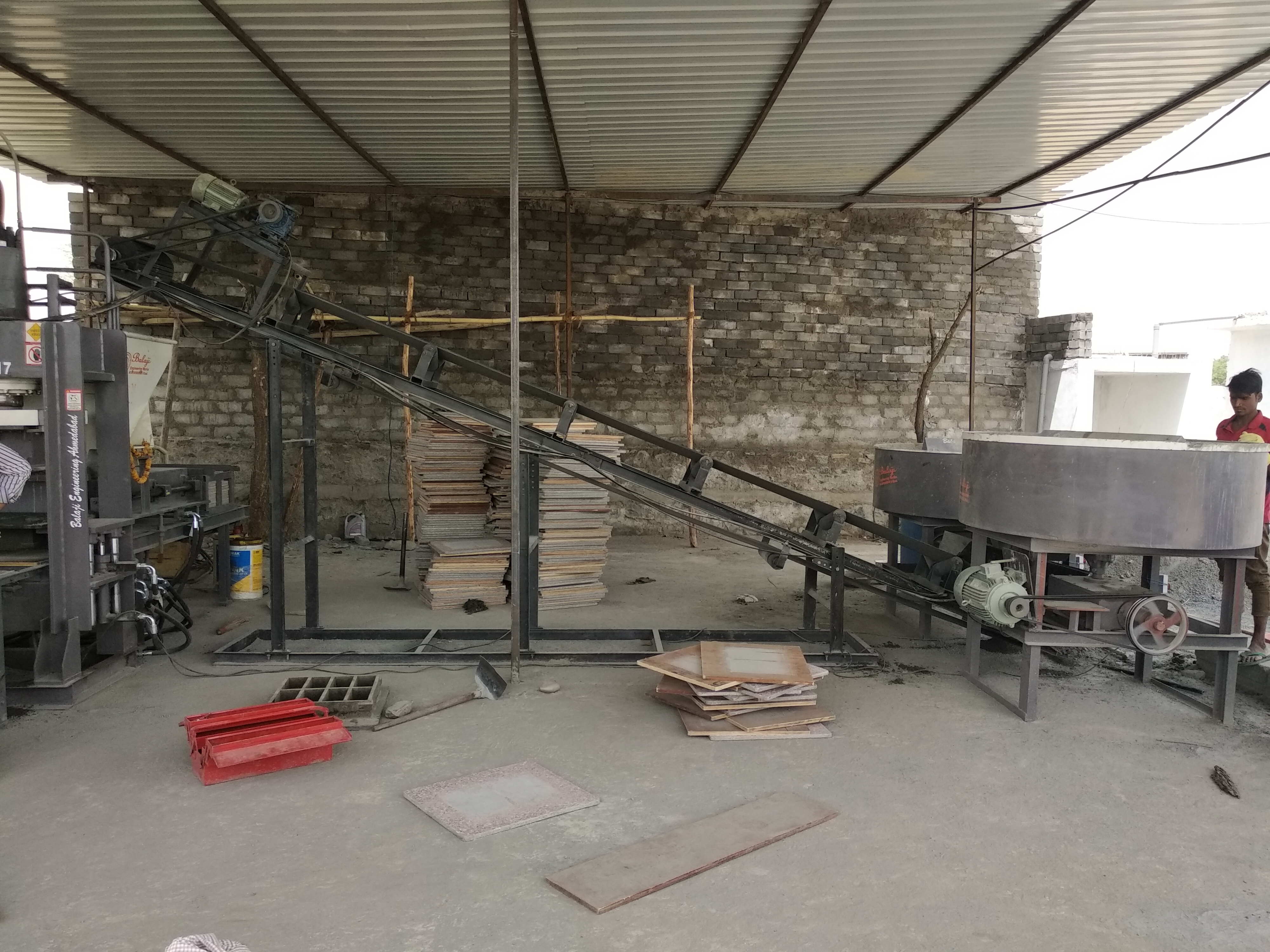 Bew - Fa120 Automatic Fly Ash Bricks Making Machine Pallet Size: 210 X 130 X 75 (Maximum As Per Party Requirement)