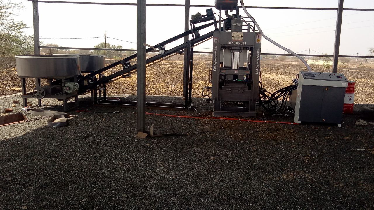 Bew - Fa80 Automatic Fly Ash Bricks Making Machine Pallet Size: 210 X 130 X 75 (Maximum As Per Party Requirement)