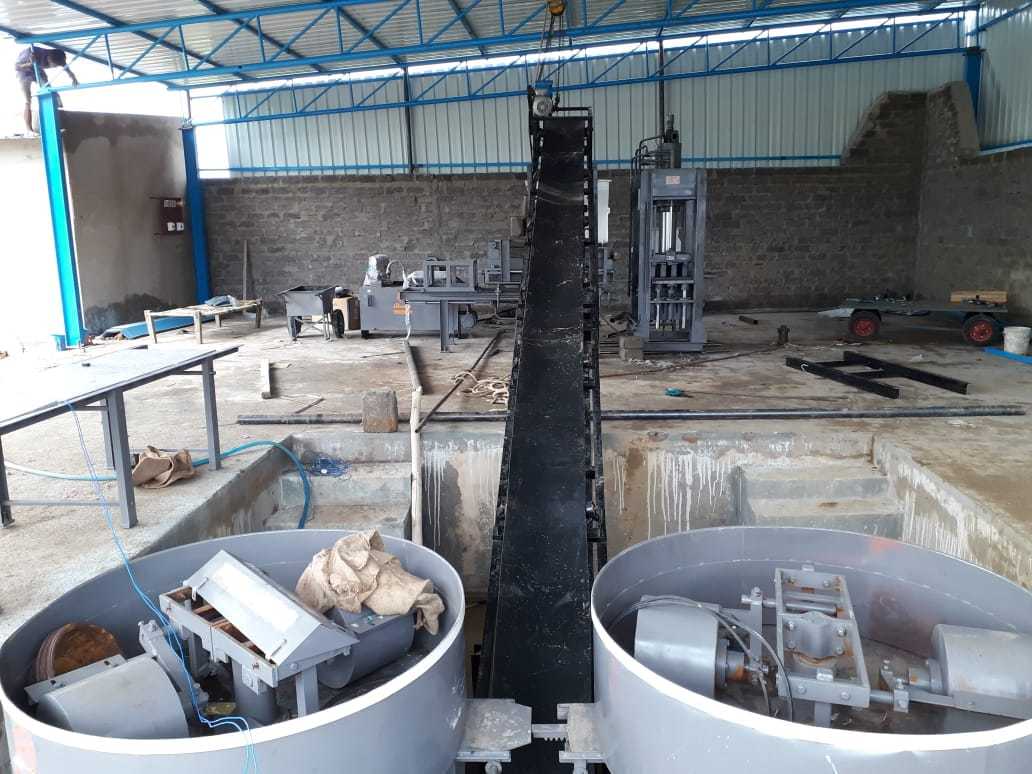 Mold Vibration Bew - Fa40 Automatic Fly Ash Bricks Making Machine