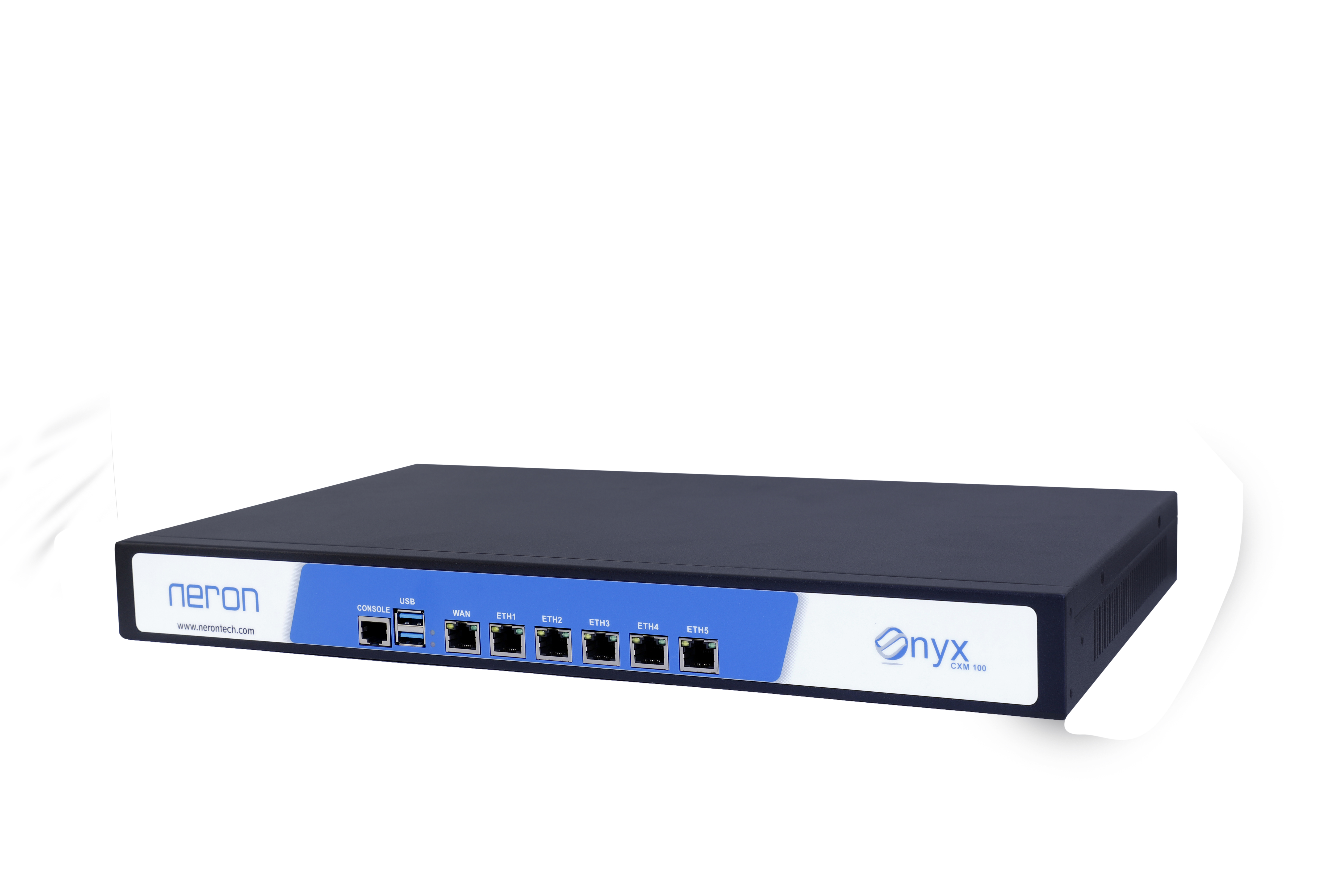 Onyx 100 - Plastic, 17x12x1.85 Inches, Matte Black | 100 Sip Extensions, 30 Concurrent Calls, Web Based Gui, Advanced Call Features, Voicemail, Call Recording, Dnd, Ivr, Call Center Integration