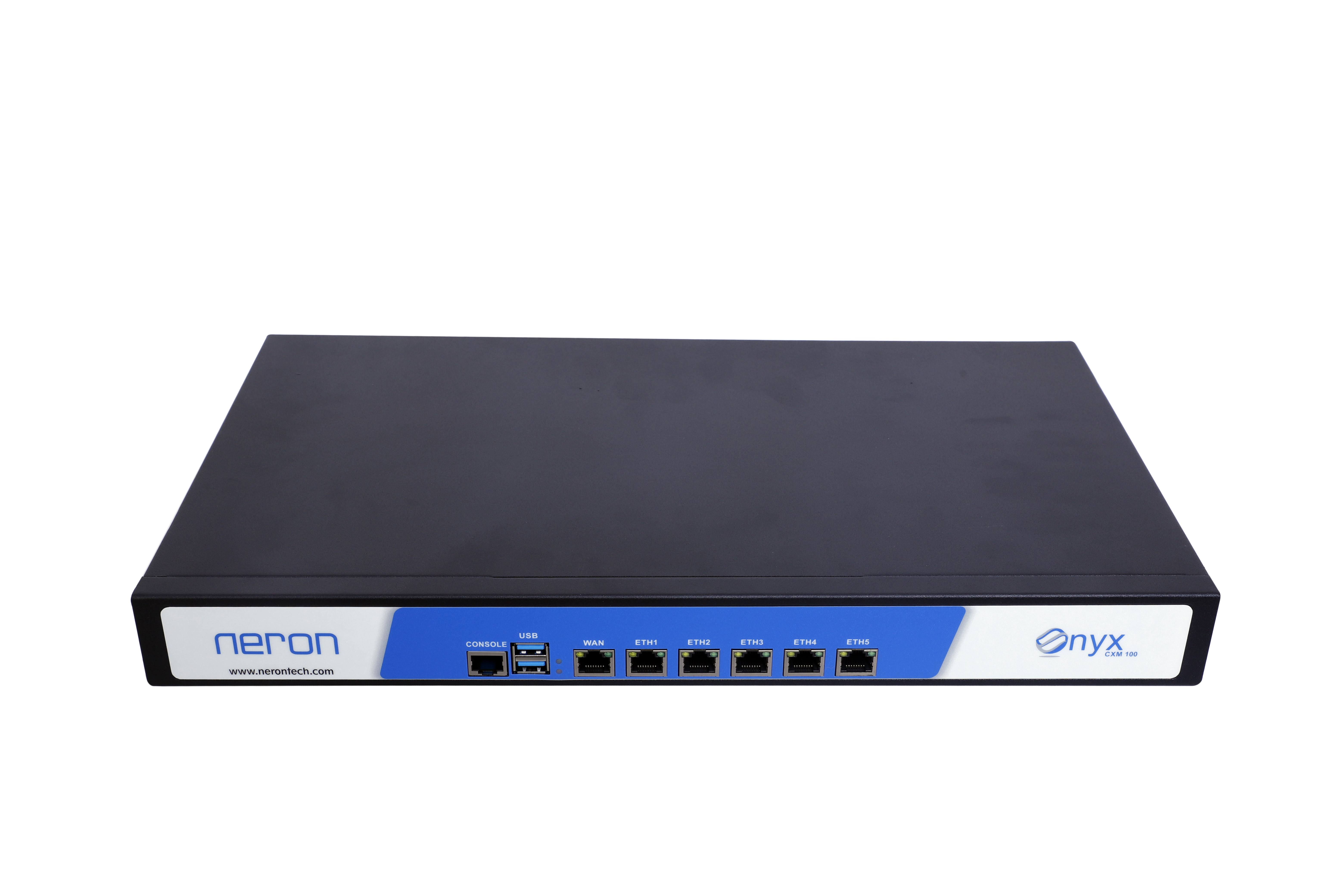 Onyx 100 - Plastic, 17x12x1.85 Inches, Matte Black | 100 Sip Extensions, 30 Concurrent Calls, Web Based Gui, Advanced Call Features, Voicemail, Call Recording, Dnd, Ivr, Call Center Integration