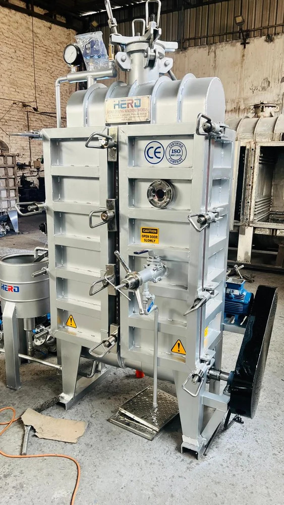 Hank Dyeing Machine - Stainless Steel 316-L, 1570x2500x2020 mm | 25 kg Capacity, Low Liquor Ratio, Efficient Thermal Energy Saving, Dual Stick Loading System, Versatile Dye Liquor Circulation, Open or Closed Circuit Design