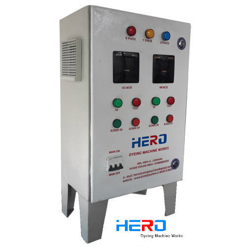 Hank Yarn Dyeing Machine Control Panel - Dimension (L*W*H): 711 X 355 X 584 Millimeter (Mm)