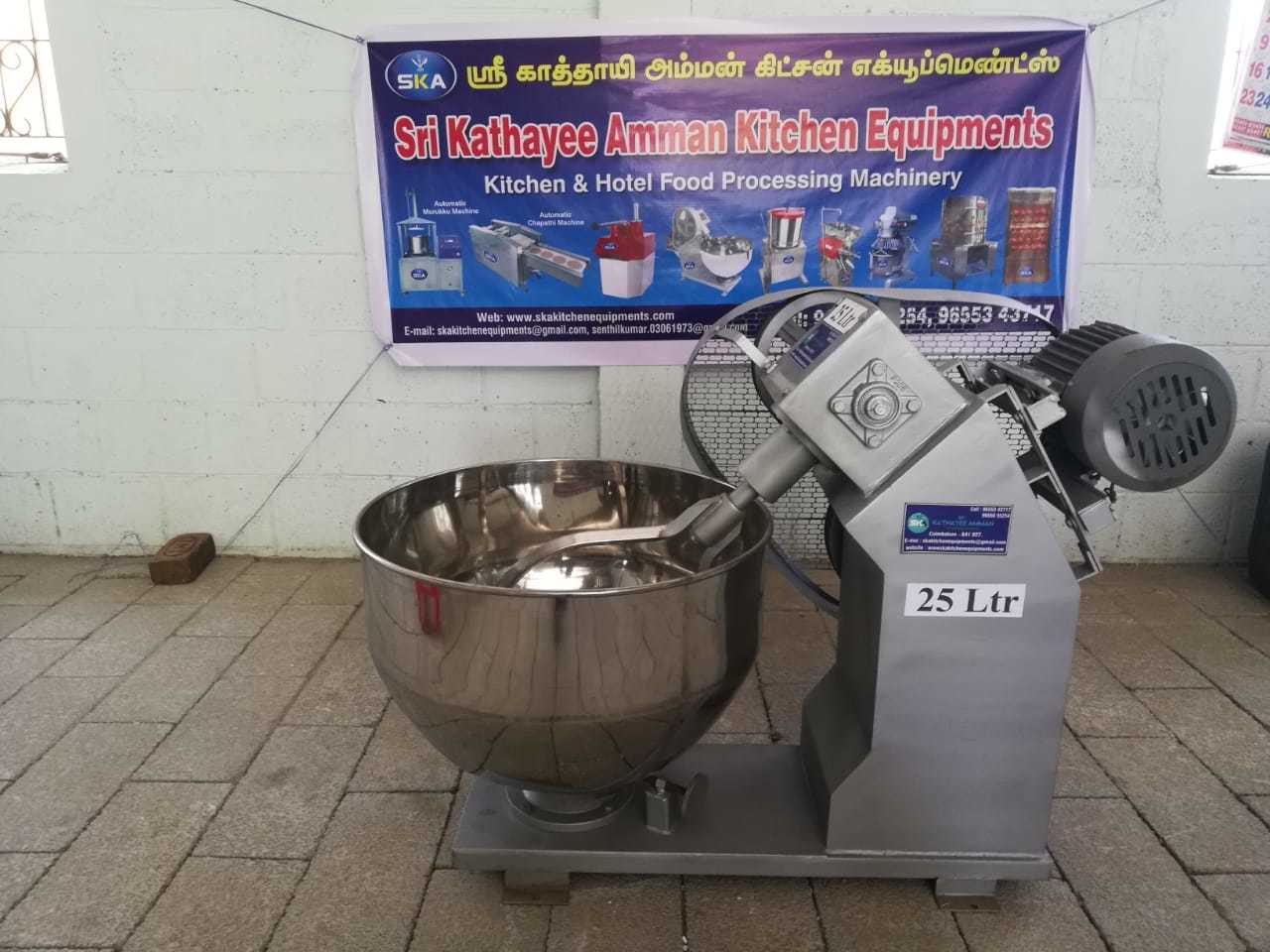 Dough Kneader - Stainless Steel, Fully Automatic, Electric Power Source | Effortless Kneading, Easy To Clean, Long Lasting Performance