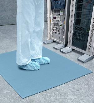 Anti Skid Vinyl Flooring - Polyester Knitted, Sea Green Color, Superior Durability & All-Season Use