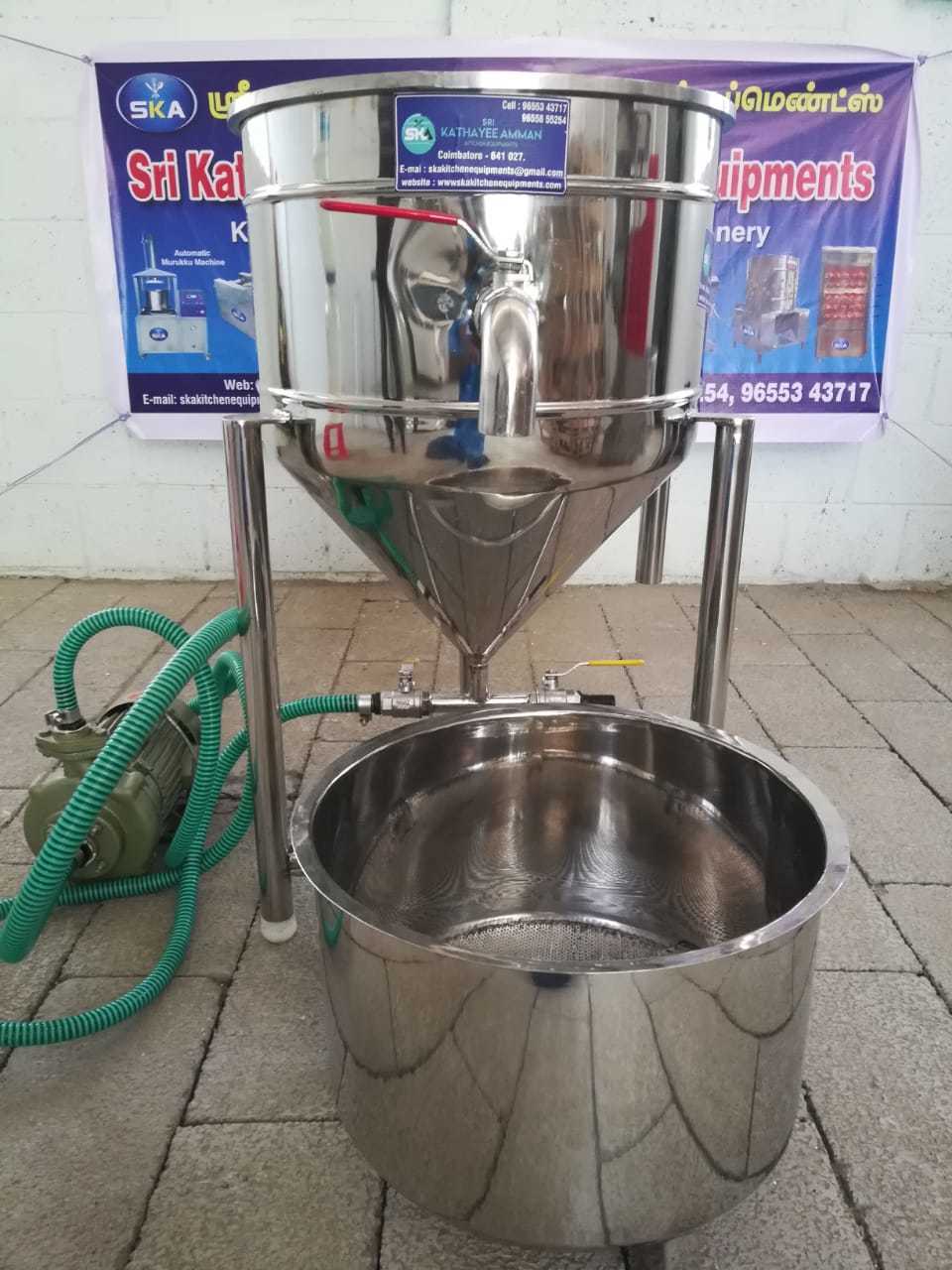 Rice Washer - 25kg Capacity, Fully Stainless Steel Food Grade | Durable, Easy Operation, Efficient Cleaning, High Capacity