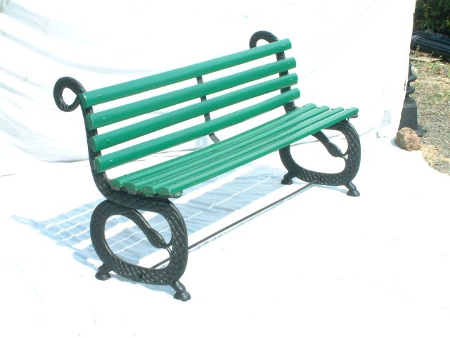 Nova Cast Iron Garden Bench No Assembly Required