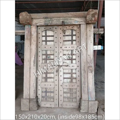 Solid Wood Teak Wooden Door